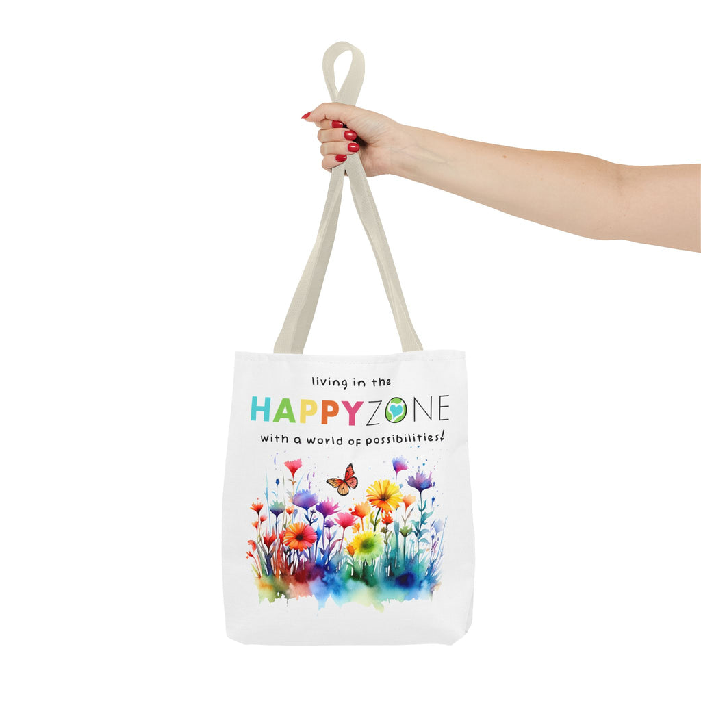 Living in the Happy Zone Fashion Tote Bag