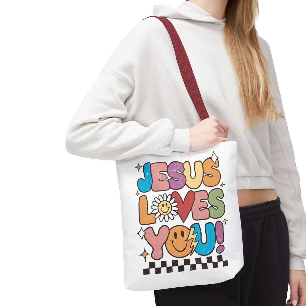 Jesus Loves You Fashion Tote Bag