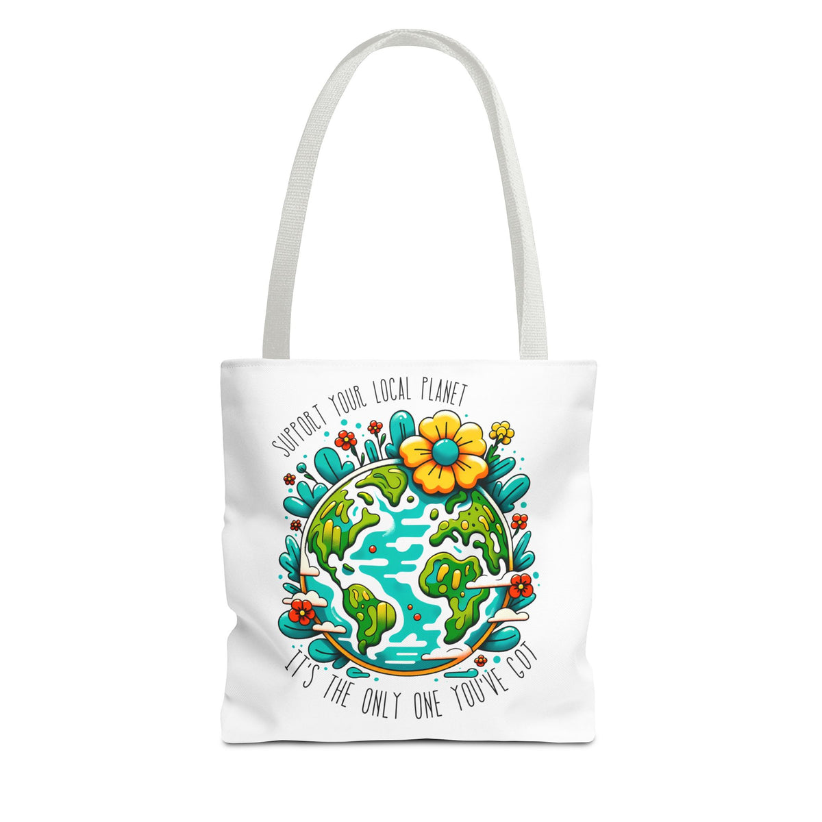 Support Your Local Planet Fashion Tote Bag