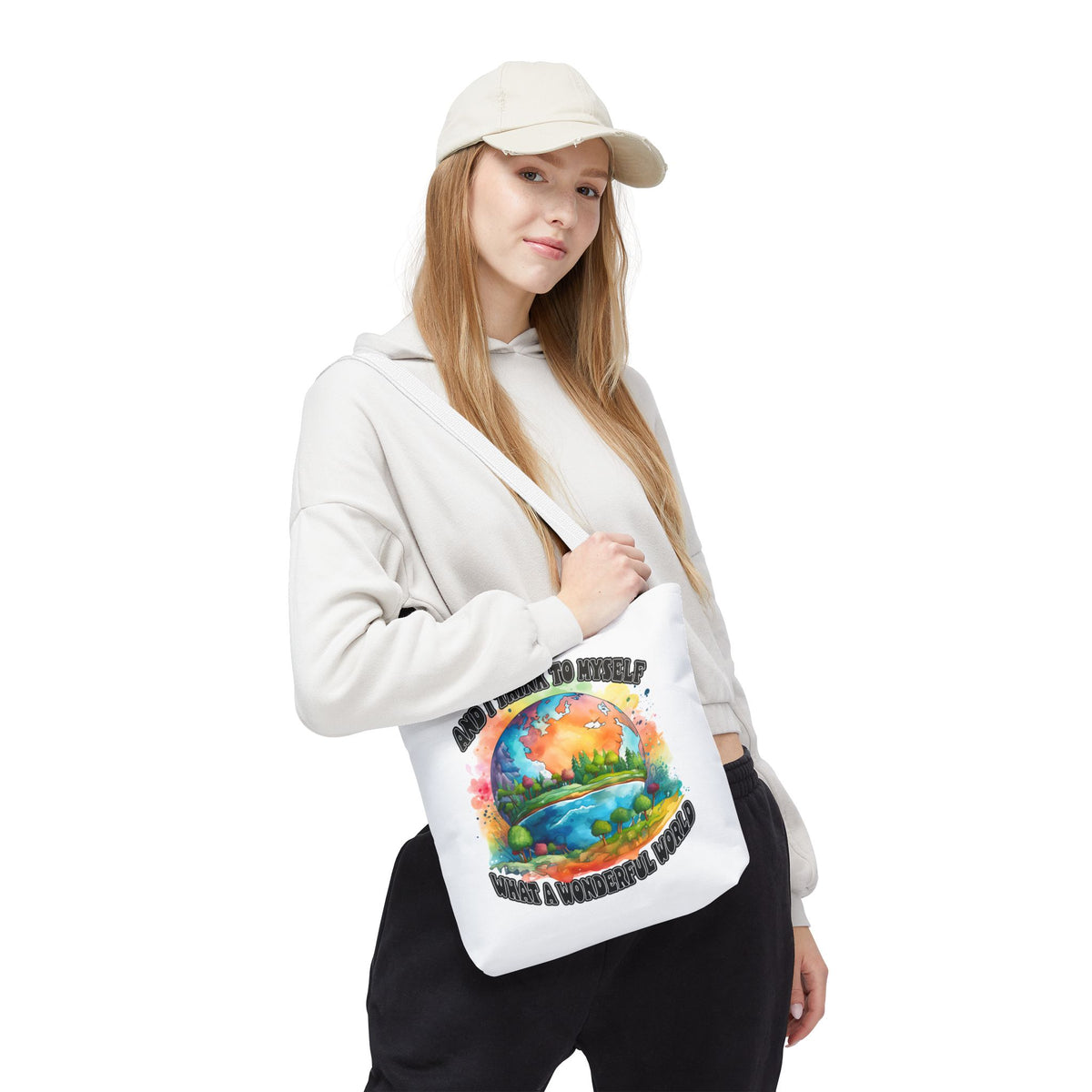 What A Wonderful World Fashion Tote Bag