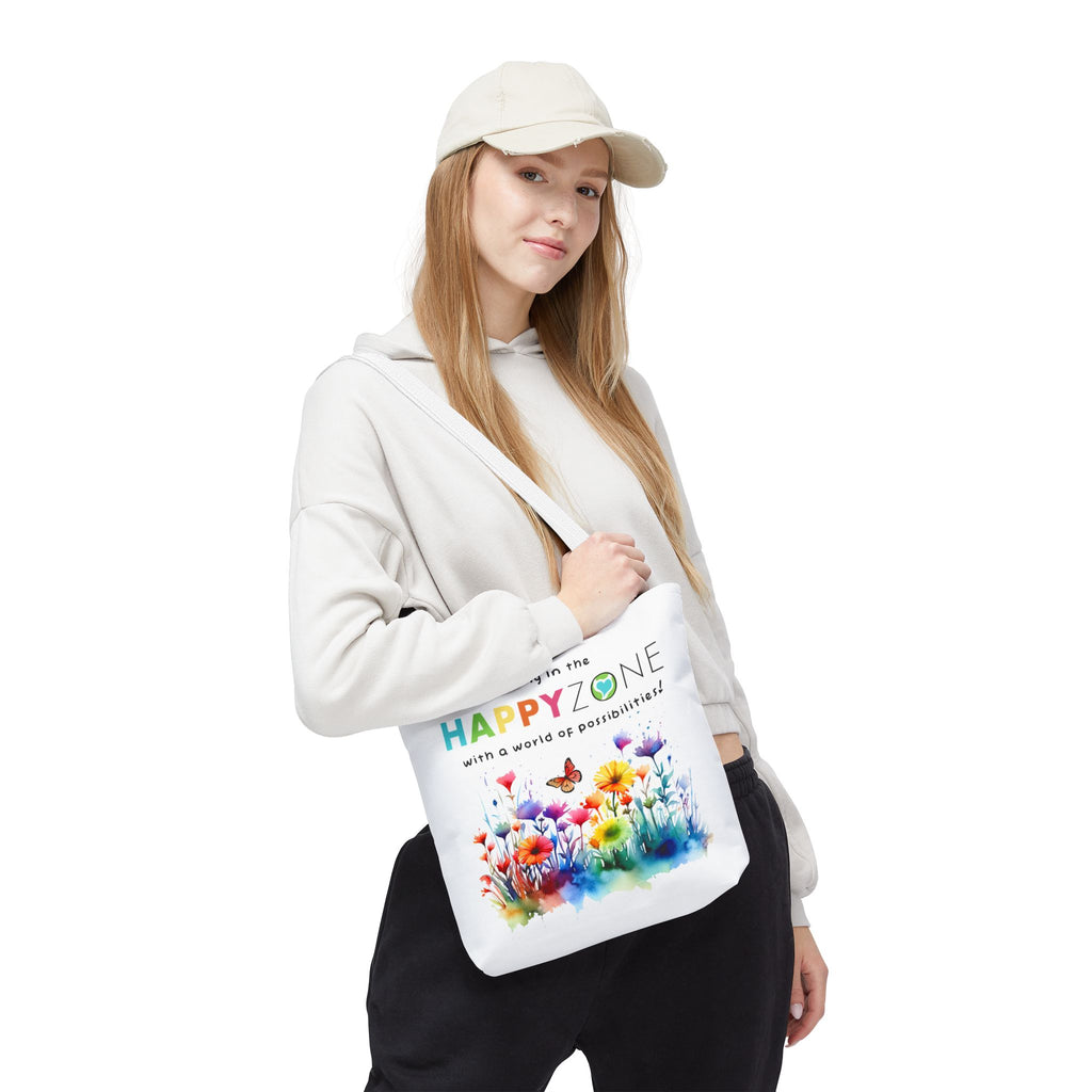 Living in the Happy Zone Fashion Tote Bag