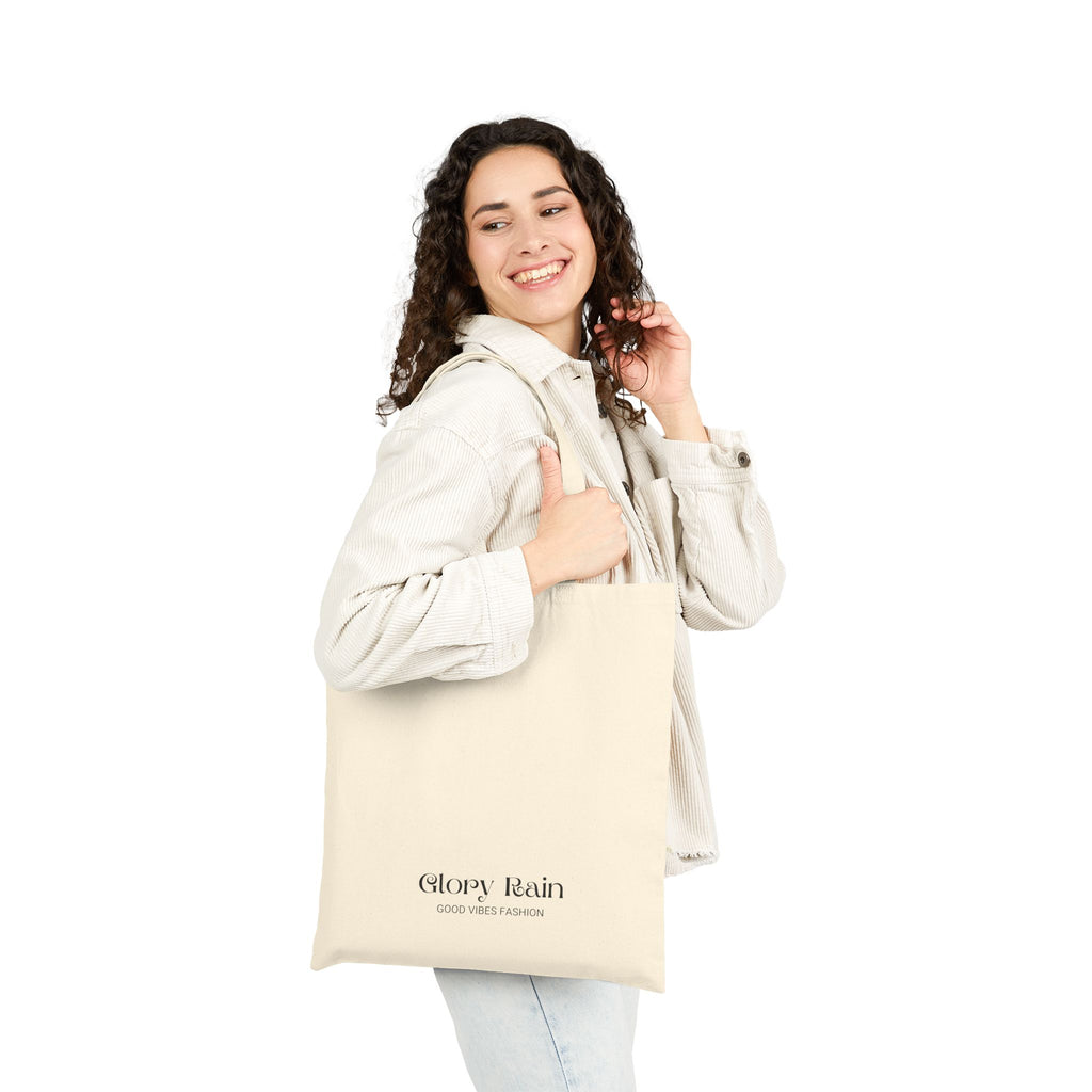 Be A Kind Human Cotton Canvas Tote Bag
