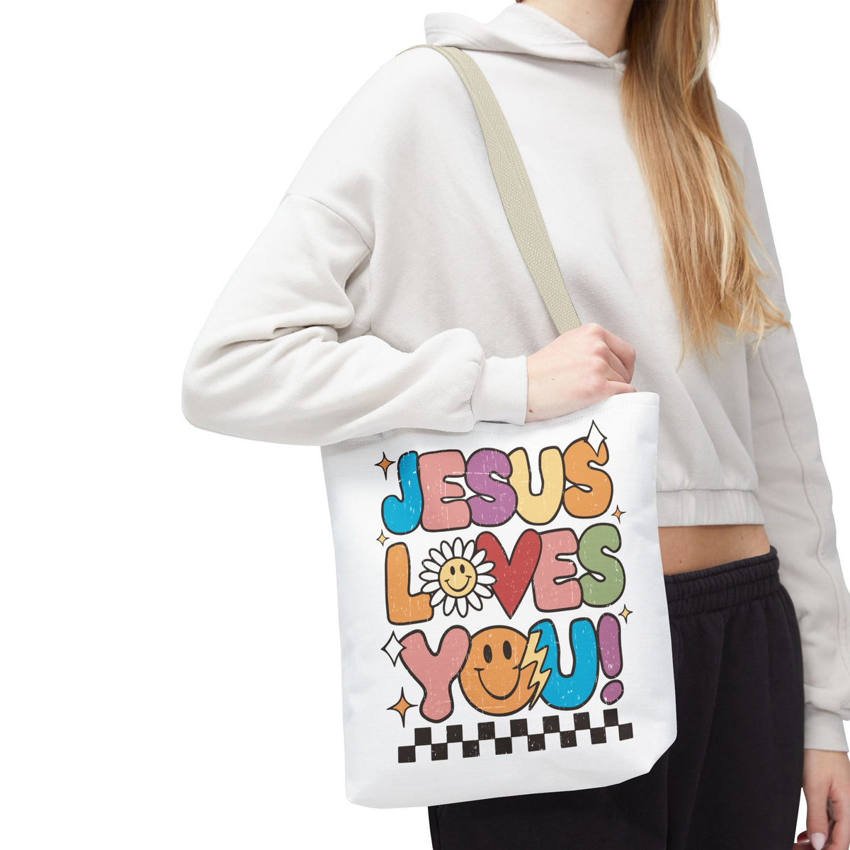 Jesus Loves You Fashion Tote Bag