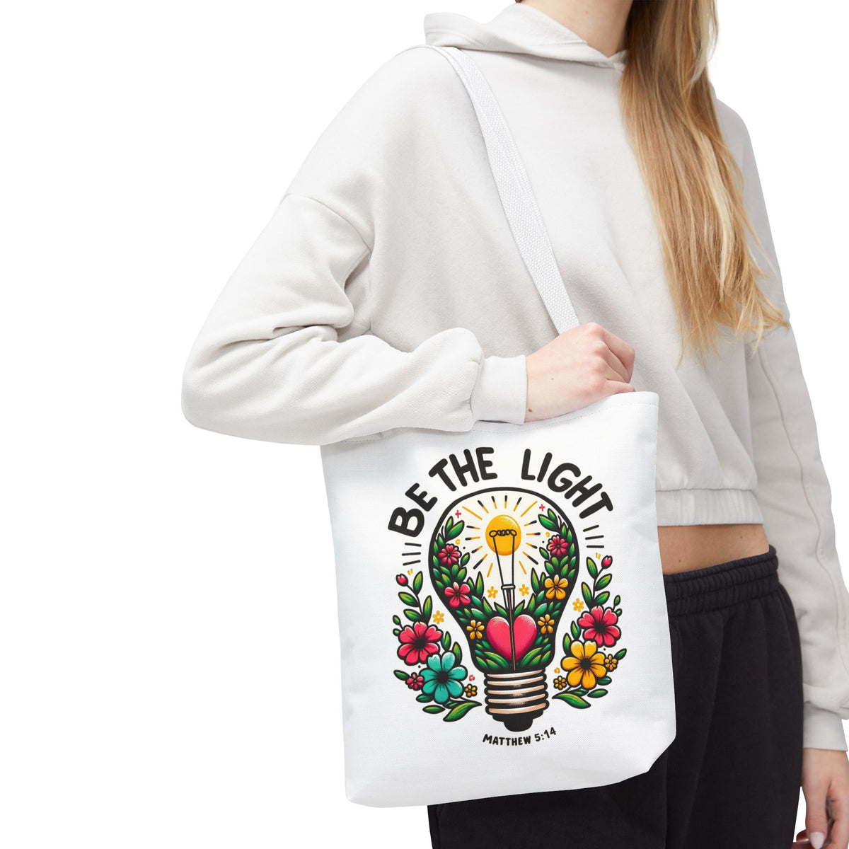 Be the Light Fashion Tote Bag