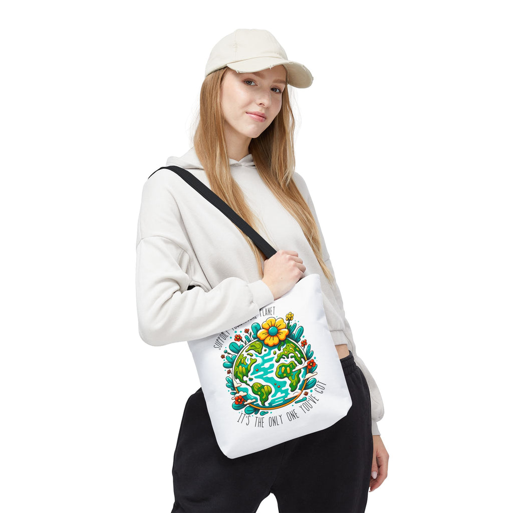 Support Your Local Planet Fashion Tote Bag