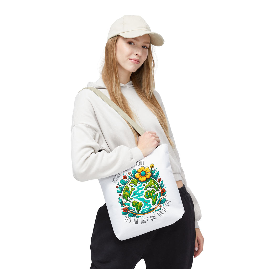 Support Your Local Planet Fashion Tote Bag