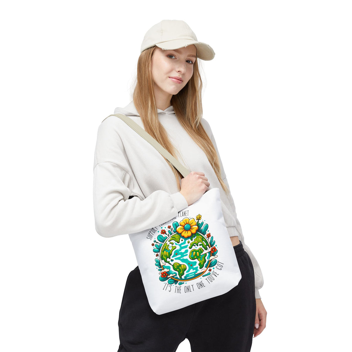 Support Your Local Planet Fashion Tote Bag