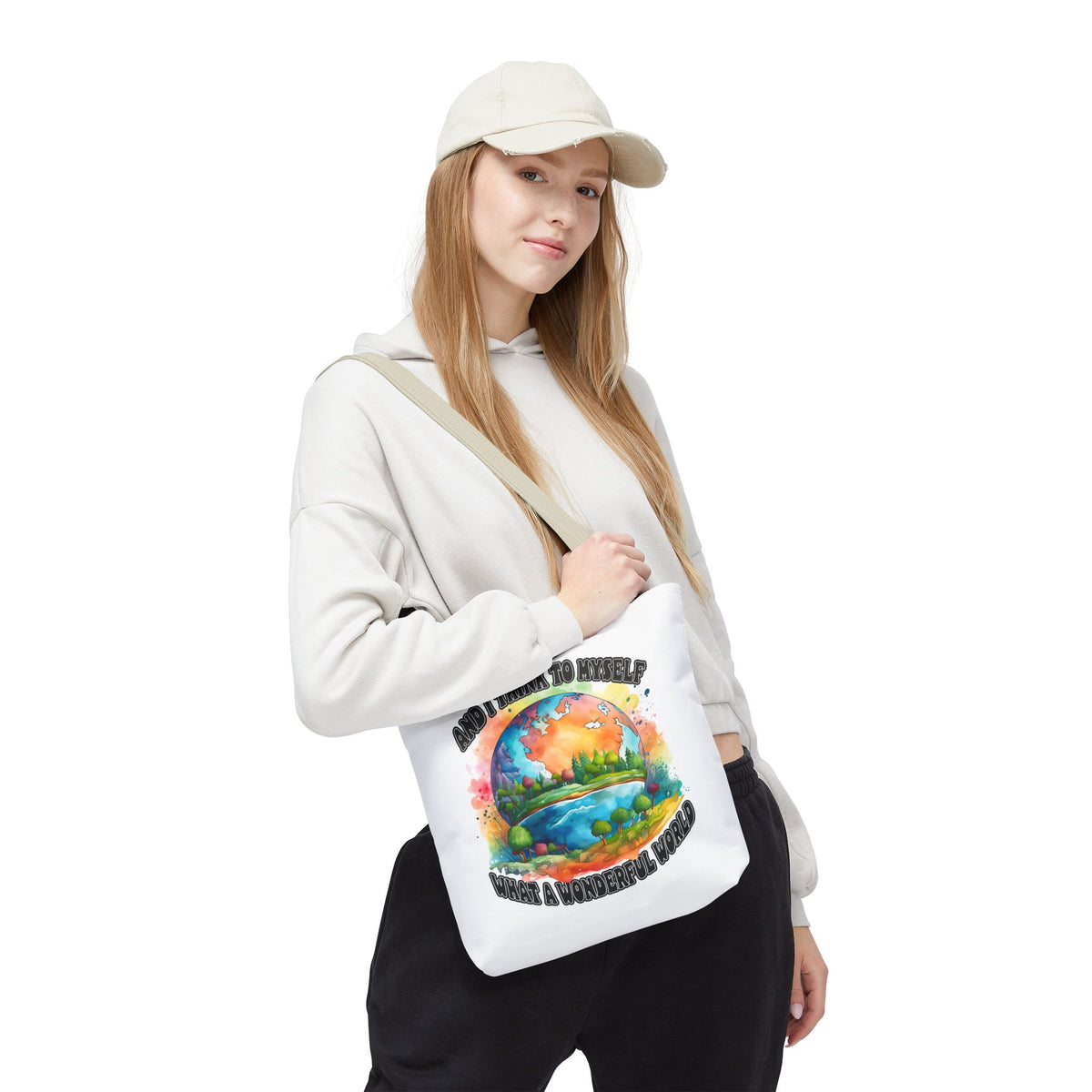 What A Wonderful World Fashion Tote Bag