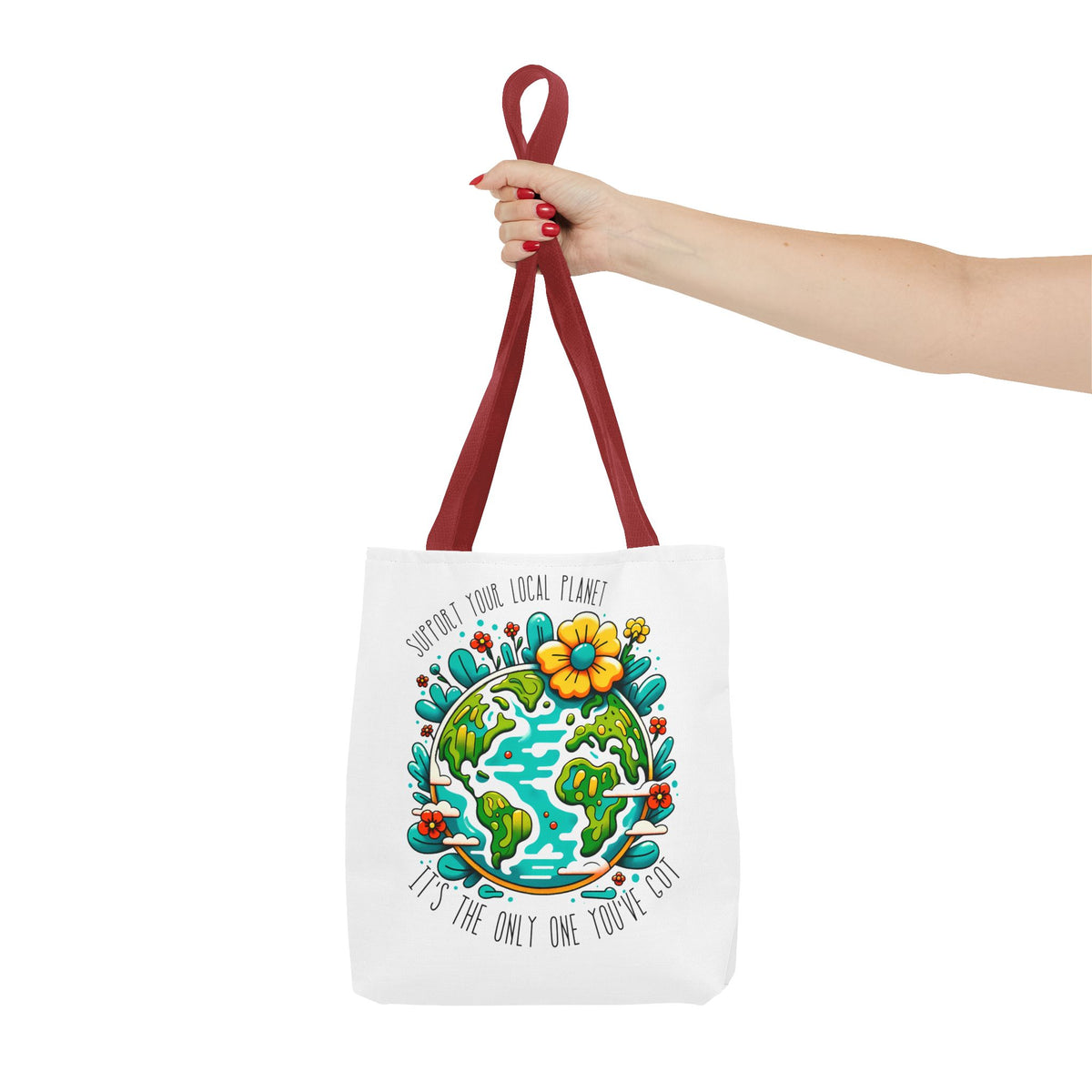Support Your Local Planet Fashion Tote Bag