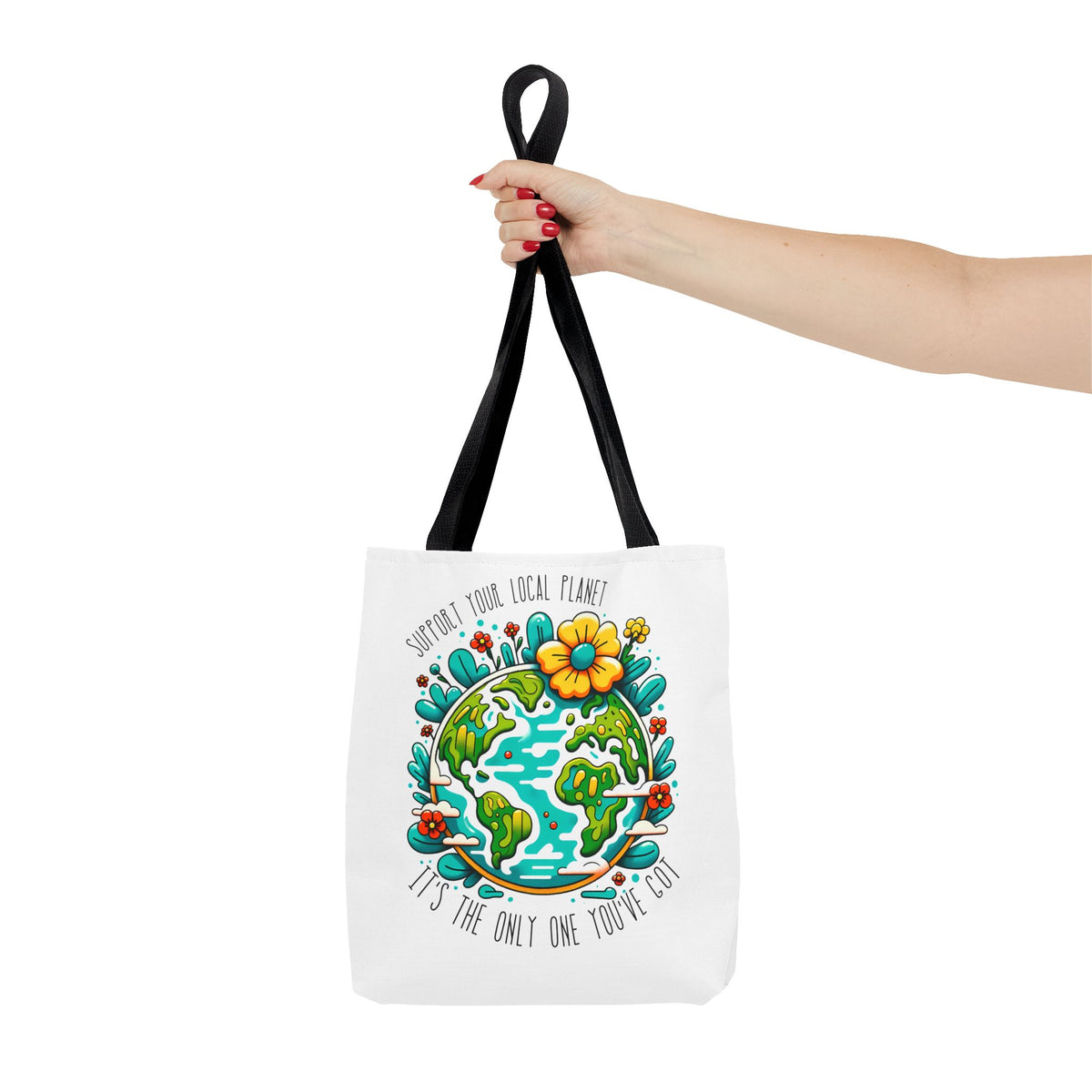 Support Your Local Planet Fashion Tote Bag