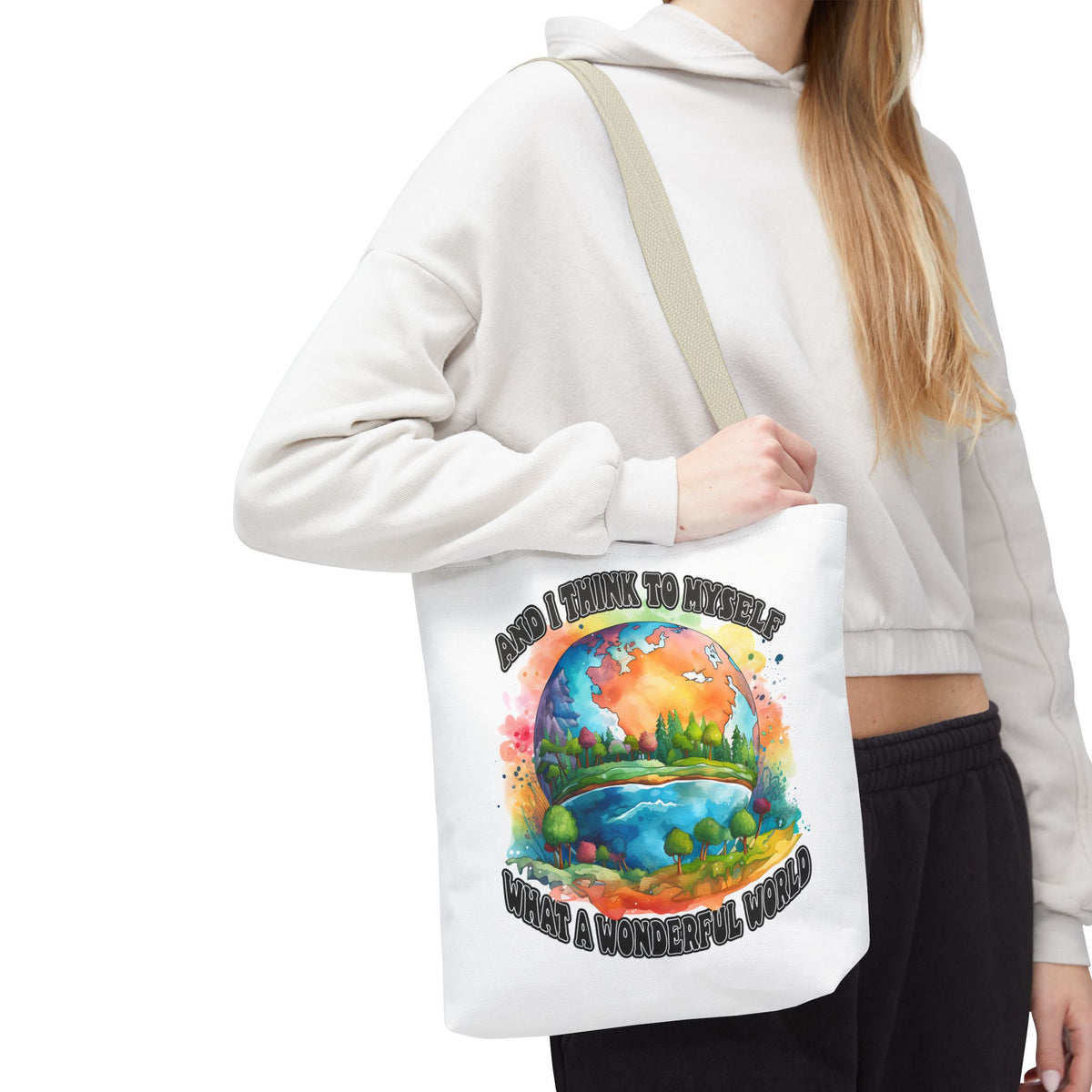 What A Wonderful World Fashion Tote Bag