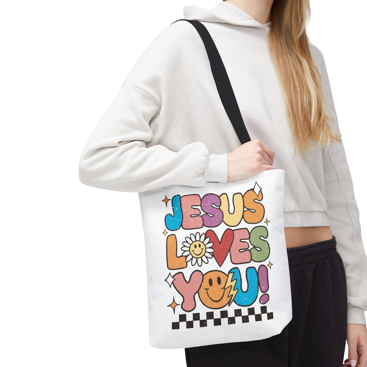 Jesus Loves You Fashion Tote Bag