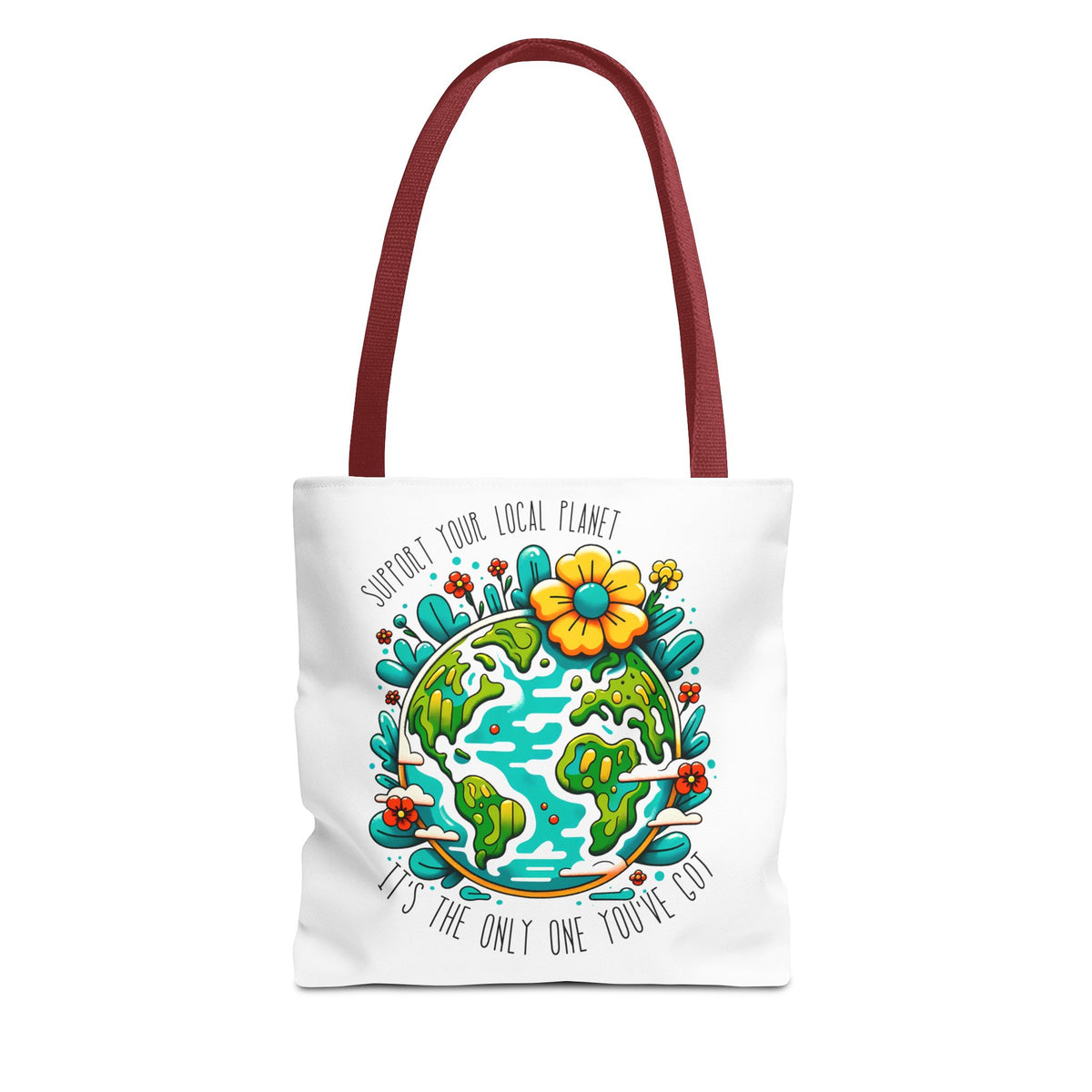 Support Your Local Planet Fashion Tote Bag