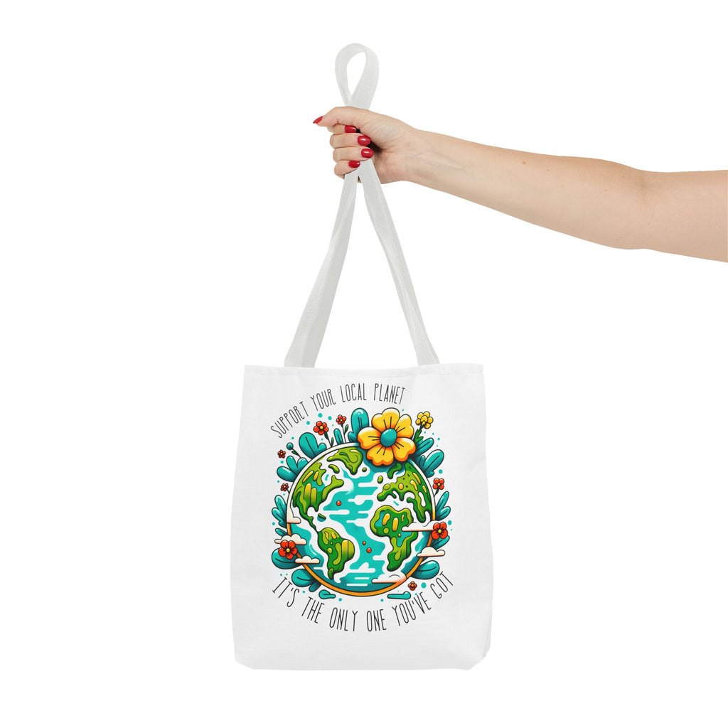 Support Your Local Planet Fashion Tote Bag