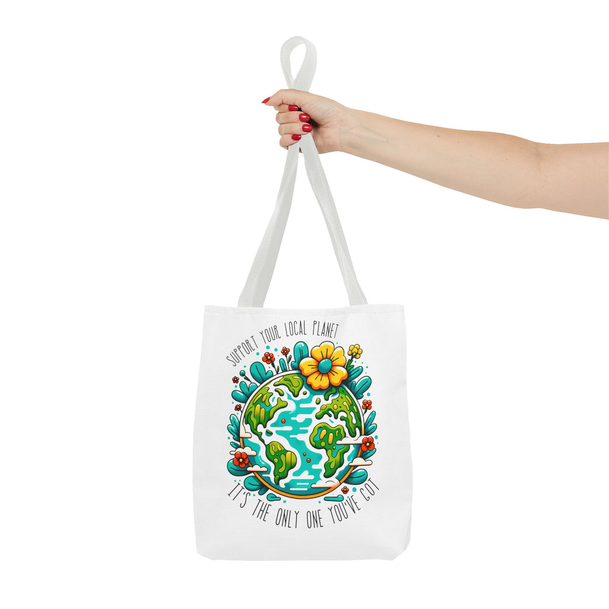 Support Your Local Planet Fashion Tote Bag