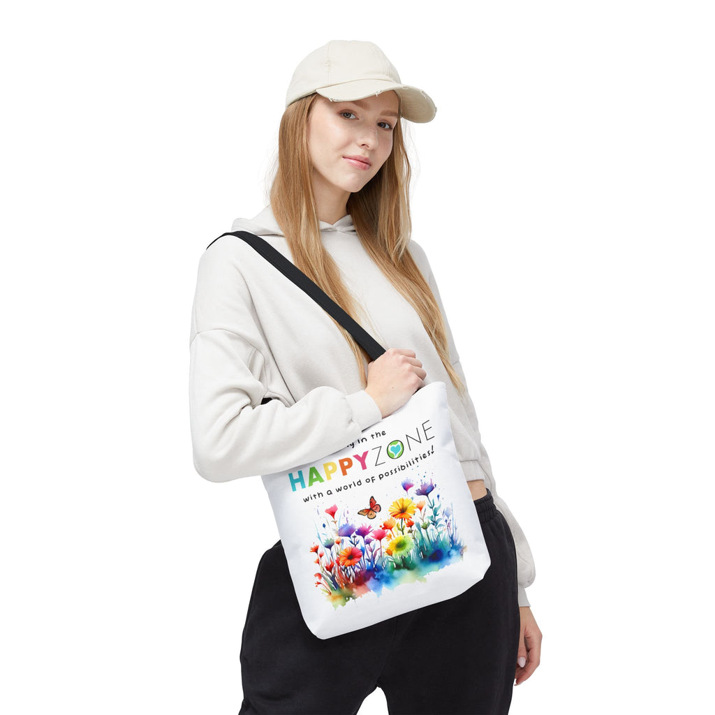 Living in the Happy Zone Fashion Tote Bag