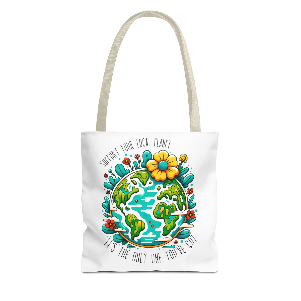 Support Your Local Planet Fashion Tote Bag