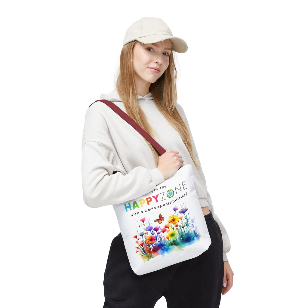 Living in the Happy Zone Fashion Tote Bag