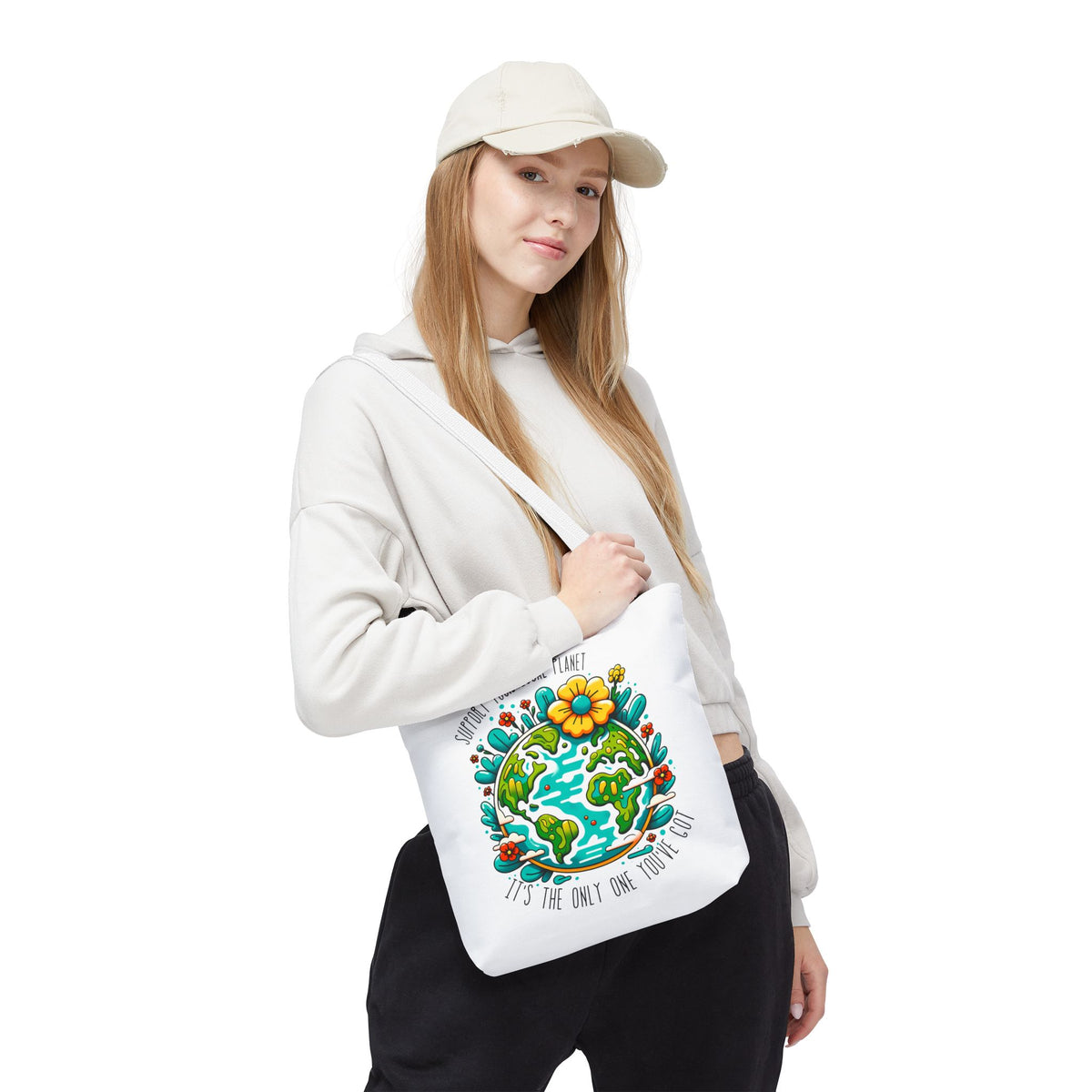 Support Your Local Planet Fashion Tote Bag