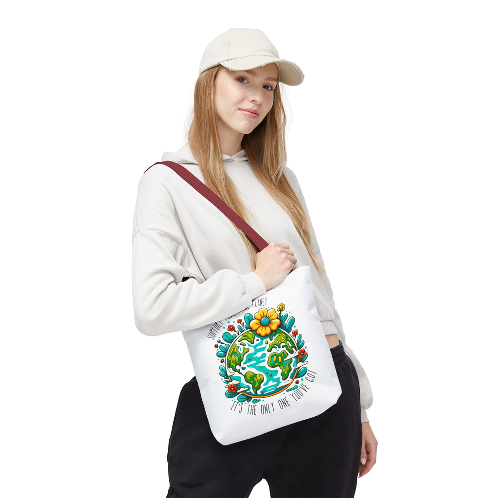 Support Your Local Planet Fashion Tote Bag