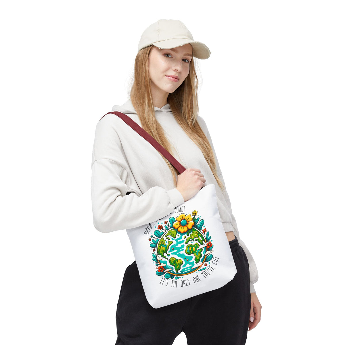 Support Your Local Planet Fashion Tote Bag